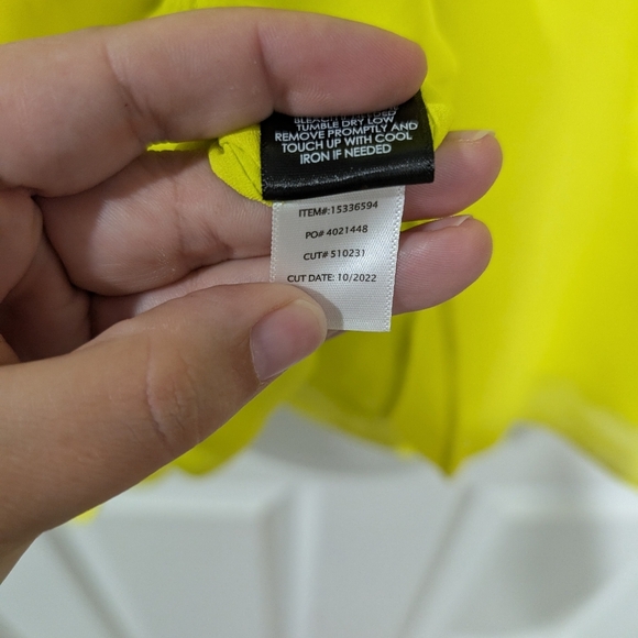 Torrid Yellow/Green Color Sophie Swing Cami in Size 1 (14/16) - Picture 12 of 12